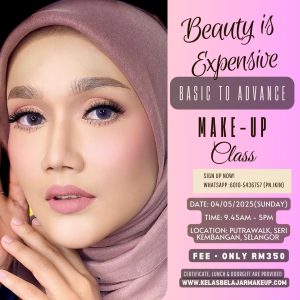 Mei kelas makeup viral solekan asas basic selangor kuala lumpur